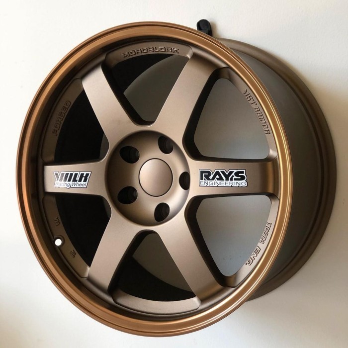 VELG MOBIL R18 TE37 BRONZE VELG RING 18 HRV CRV TERIOS RUSH INNOVA