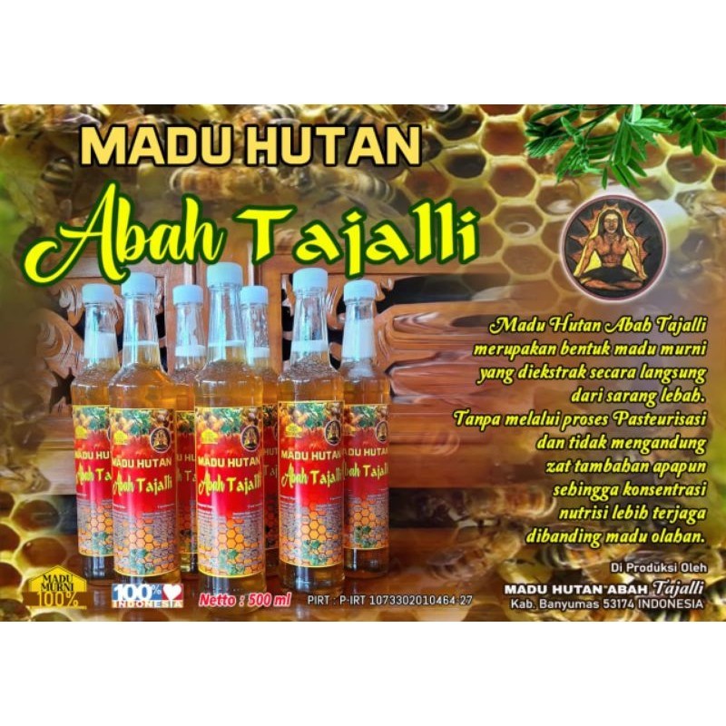 

Madu Abah Tajali Alami Murni tanpa pengawet