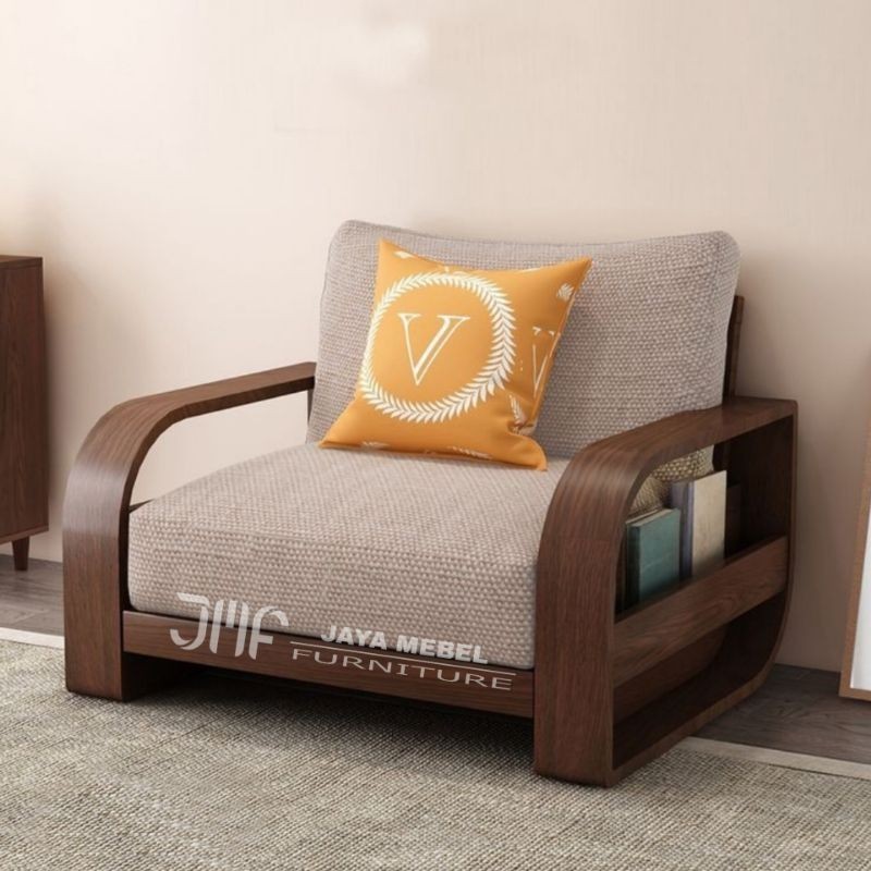 sofa tamu minimalis single non laci