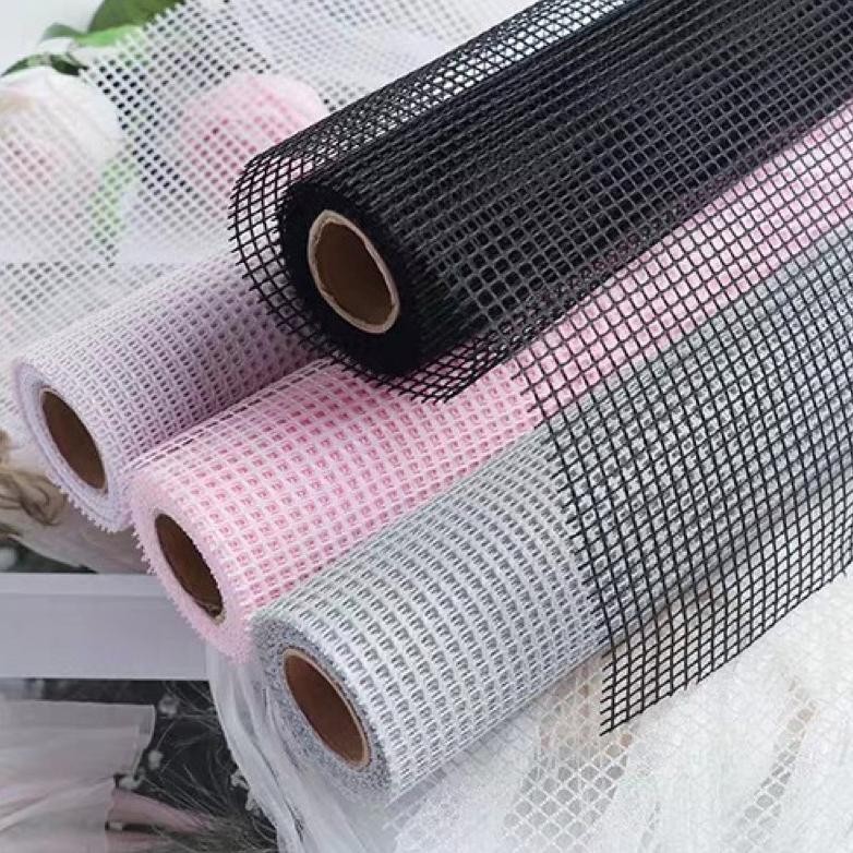

TERLARIS (SW) TERLARIS FLOWER MESH KOREAN SQUARE NET Korean Jaring2 Net Roll JARING BESAR POLYNET Spider Mesh Roll UNTUK Buket wedding/wisuda bas-12