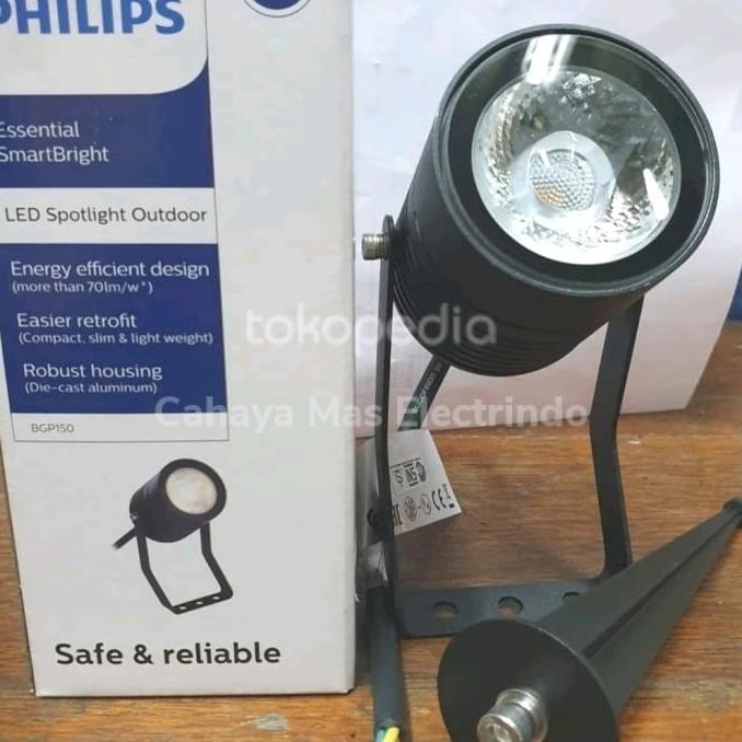 PHILIPS LAMPU SOROT TAMAN 3W 3watt BGP150 LED20 NW/WW