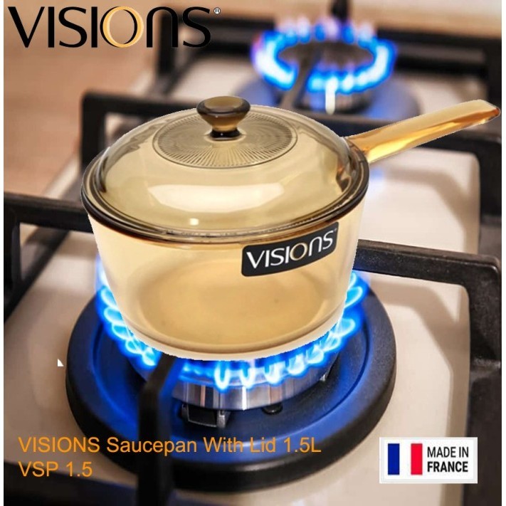Visions Panci Kaca Saucepan 1.5L