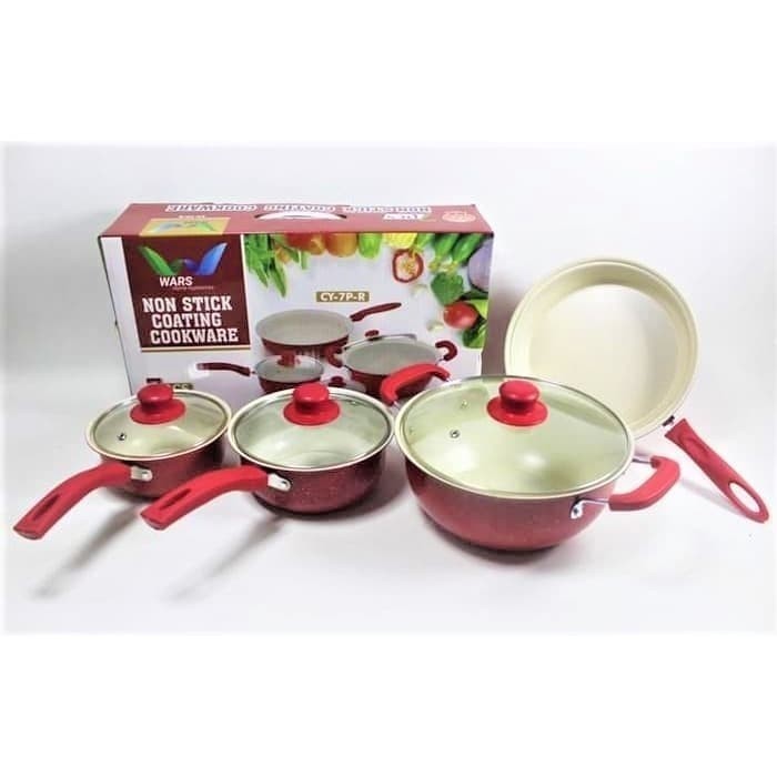 Panci Set Tutup Kaca Premium 4In1