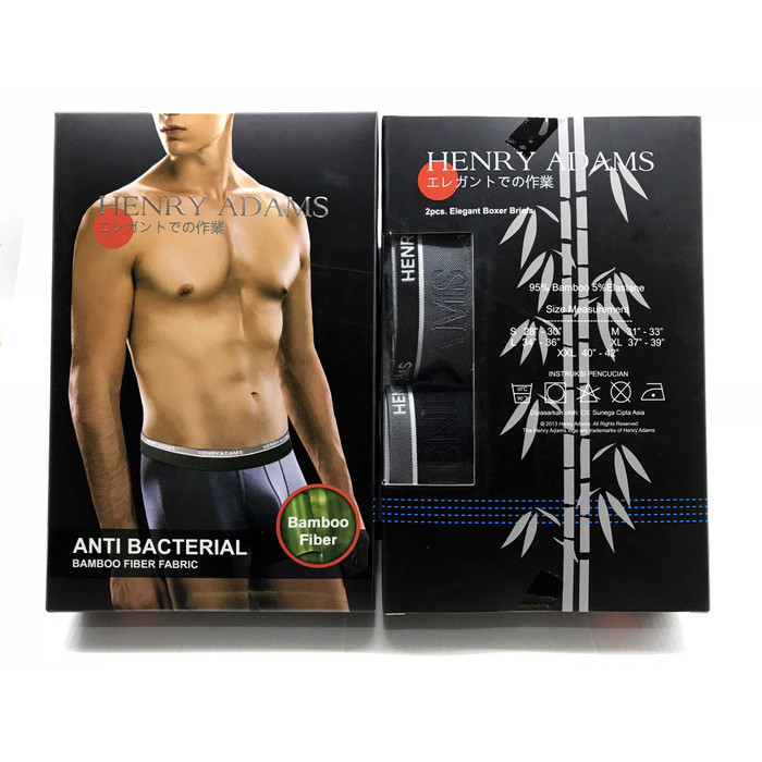 Henry Adams Celana Dalam Boxer Bambo 2/1