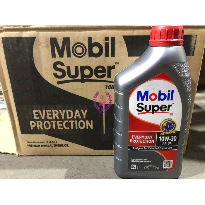 Oli Mobil Super 1000 Multigrade 10W-30 10W30 10W/30 1 Liter Original