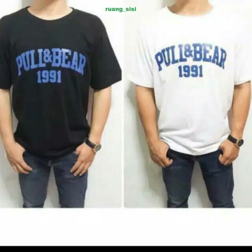 Kaos T Shirt Pria Pull And Bear