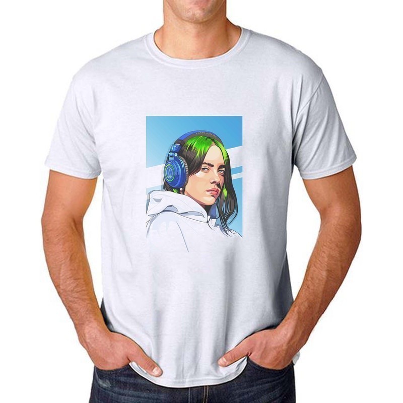 Kaos T Shirt Pria Billie Eilish