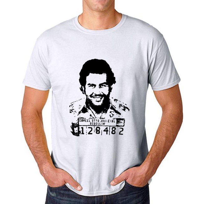 Kaos T Shirt Pria Pablo Escobar Narcos
