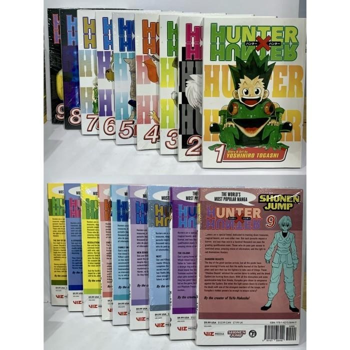 HUNTER X HUNTER SET VOL 1-36 YOSHIHIRO TOGASHI VIZ KOMIK ENGLISH MANGA