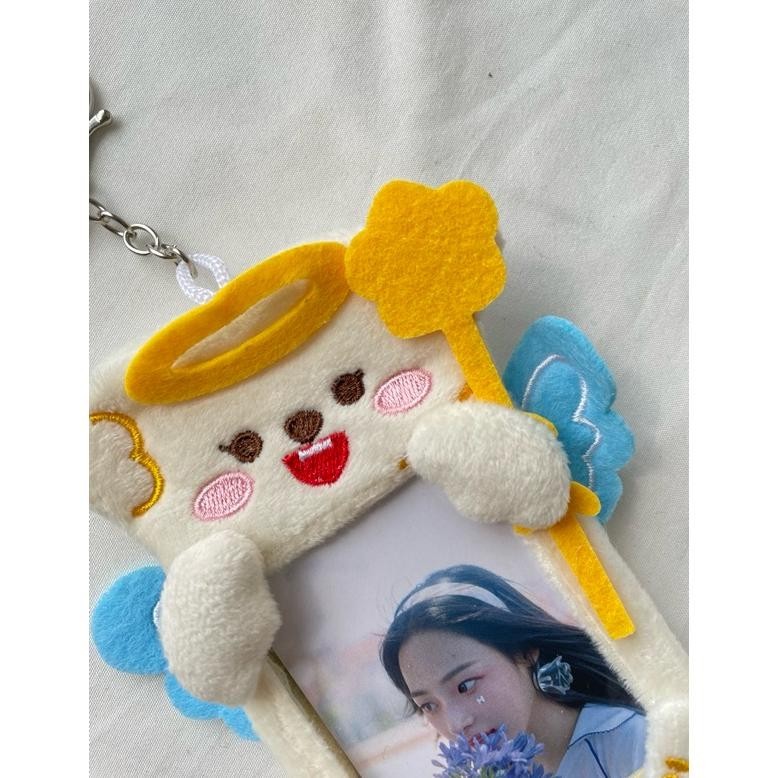 

Re27 Angel Devil Photocard Holder Boneka Poca Lanyard Kartu Viral