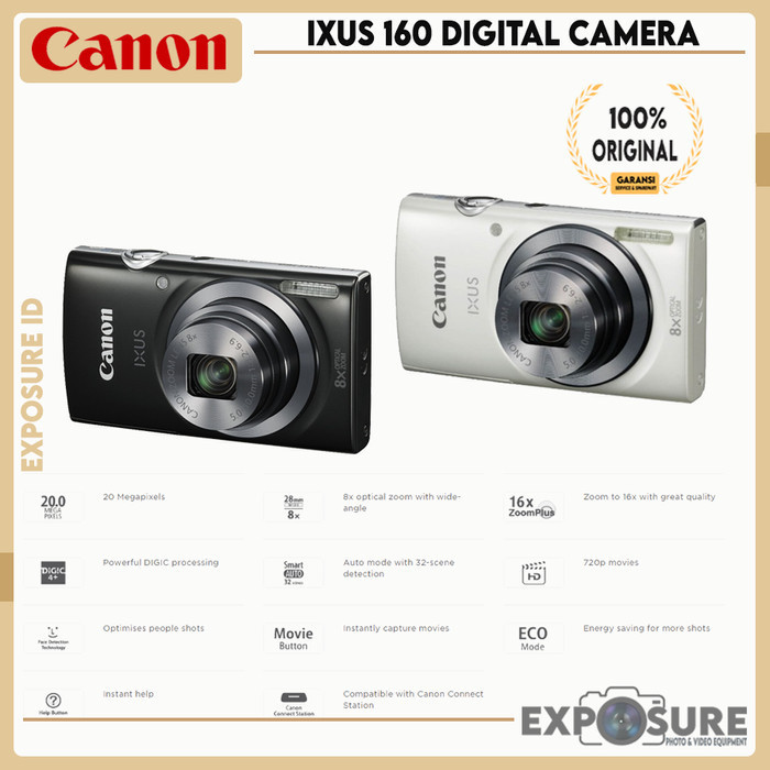 Kamera Digital Canon Ixus 160 / Kamera Pocket Canon Ixus 160