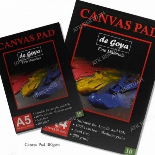 

DE GOYA DEGOYA CANVAS PAD BUKU KAIN KANVAS LUKIS