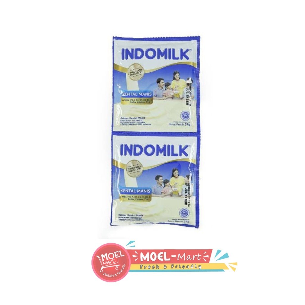 

INDOMILK Susu Kental Manis Putih 6 Sachet x 37gr