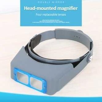 

Kacamata Pembesar Reparasi Service Jam Perhiasan Magnifier Head LED BS