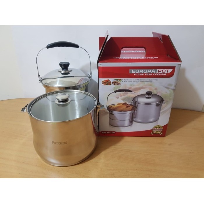 Izzy Cook Europa Pot Panci Serbaguna 7 Liter Stainless Steel