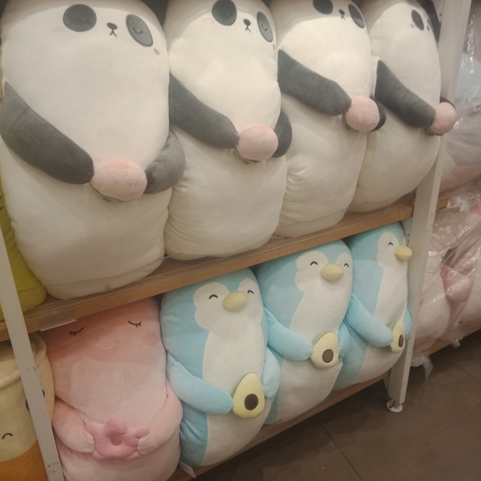 Boneka Bantal Guling Lucu Lembut - Miniso Animals Soft Pillow