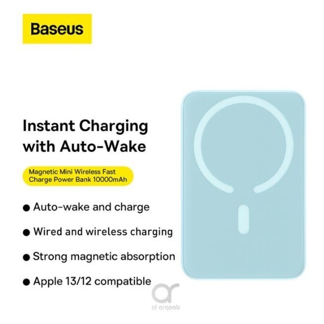 Baseus Wireless Power Bank Magnetic Magsafe 20W 6000 Mah Fast Charging