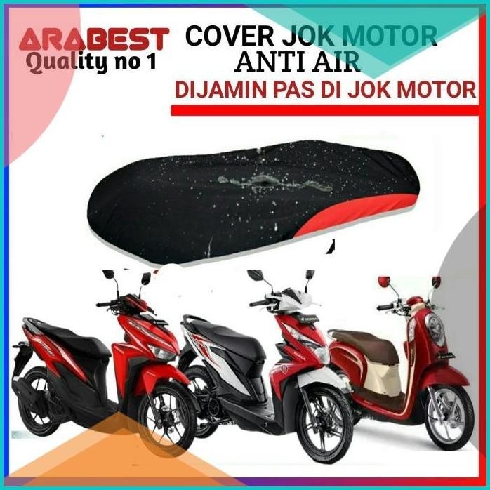cover jok tutup jok Anti Air Variasi Vario Beat scoopy Mio Fino Xride