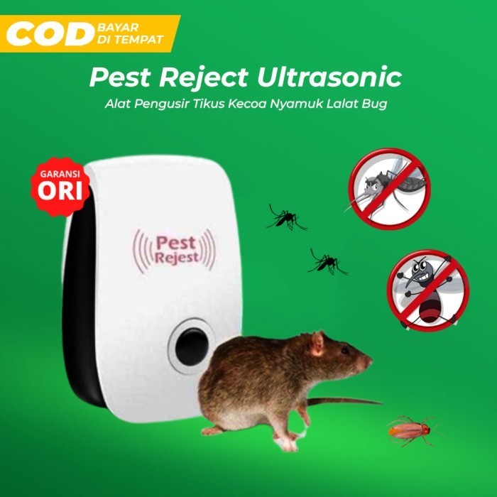 Sale Alat Pengusir Nyamuk Tikus Serangga - Pest Reject Ultrasonic Original - Pest Reject