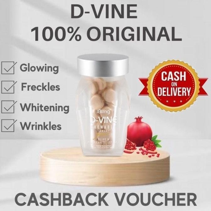 D-Vine Collagen Original Candy Ecer 30 Pil - Divine - D Vine - Dvine
