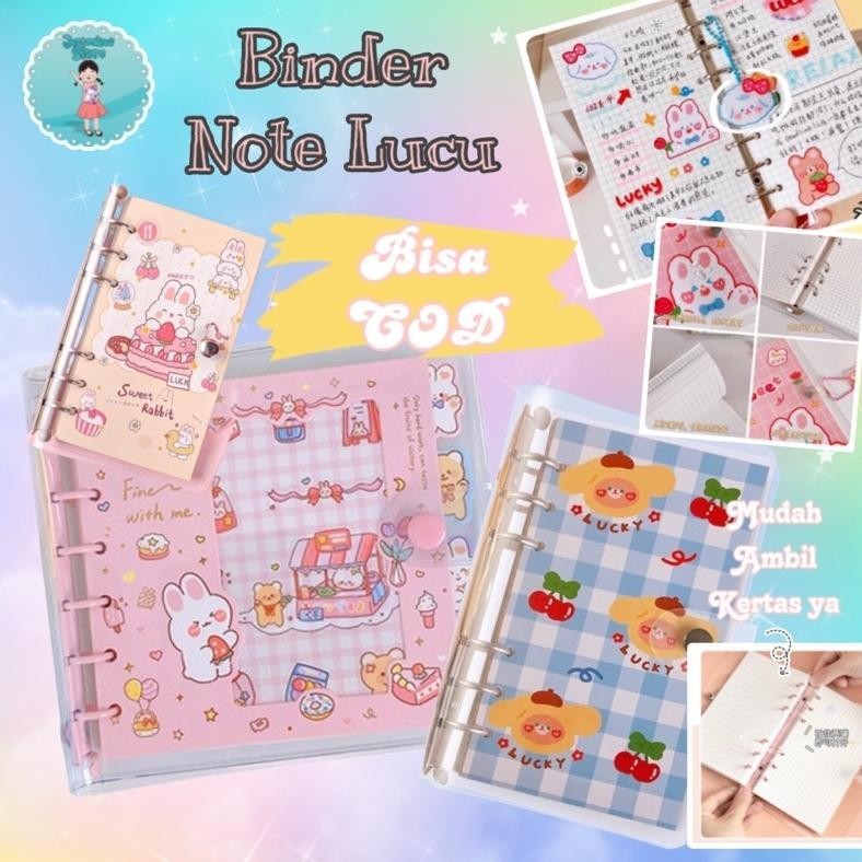 

BUKU BINDER NOTEBOOK AESTHETIC COLOURFULL/BUKU BINDER BUKU TULIS KERTAS KOTAK/REFIL BINDER/DAILY PLANNER/JOURNAL/JURNAL/AGENDA/NOTEBOOK/BUKU CATATAN LUCU/ISI BINDER RO24