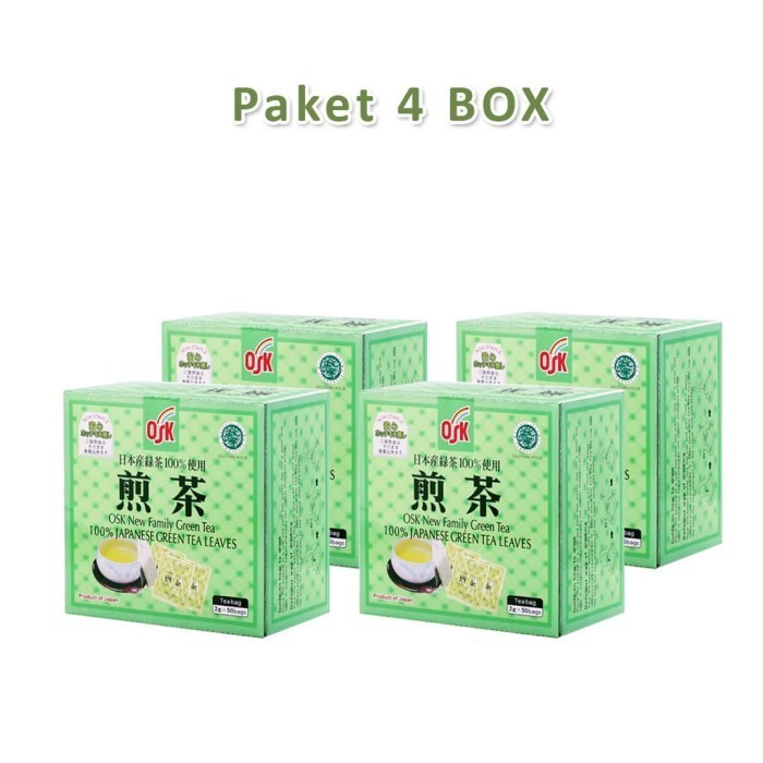 

Osk Japanese Green Tea 50'S Paket 4 Box