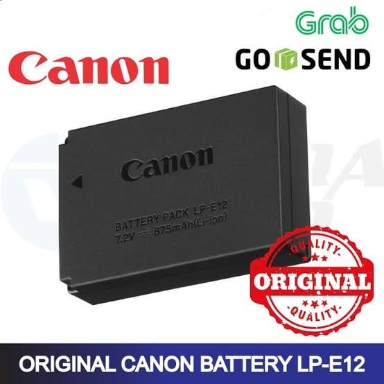 Baterai Canon Lp-E12 Original / Battery Lp-E12