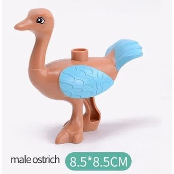 City Ostrich Burung Unta Zoo Minifigure Lego Duplo