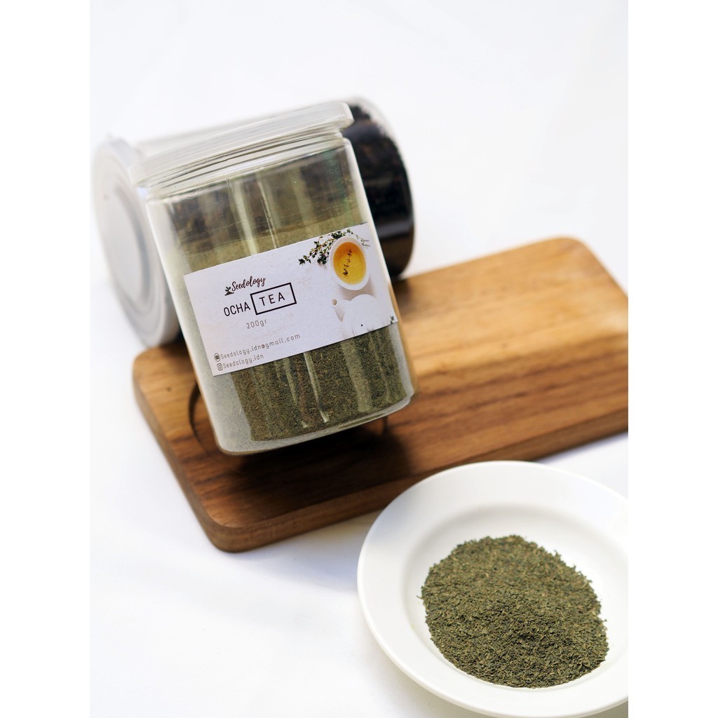 

Daun Teh Ocha Premium 150gr (Toples) - Ocha Tea Premium / Teh Hijau Jepang /Japanese Green Tea