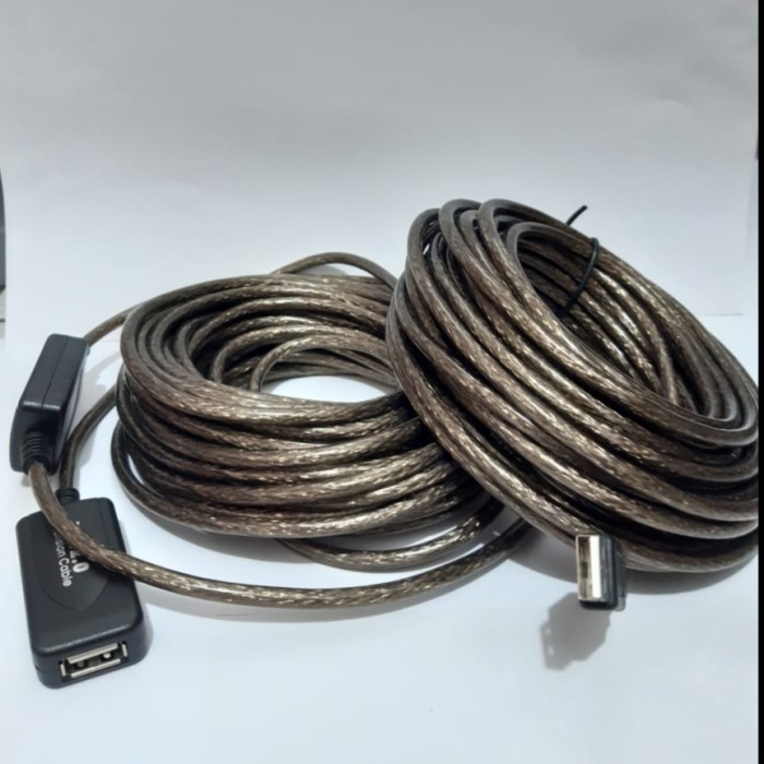 Kabel Usb Extension 20Meter Usb 2.0 Aktif - Kabel Usb Male Female 20M