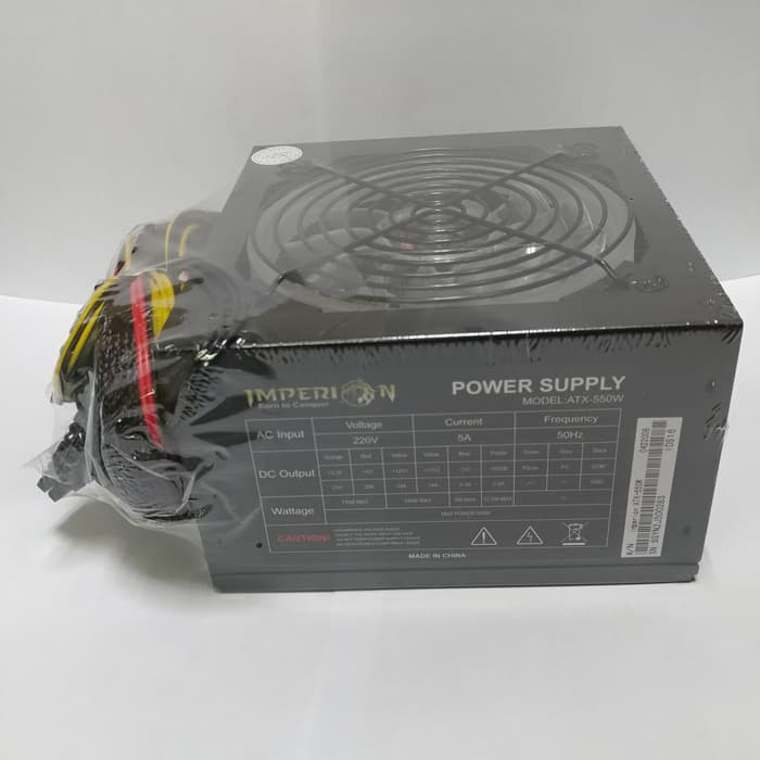 Imperion Psu 550W Rgb With 6 Pin Vga Power Supply