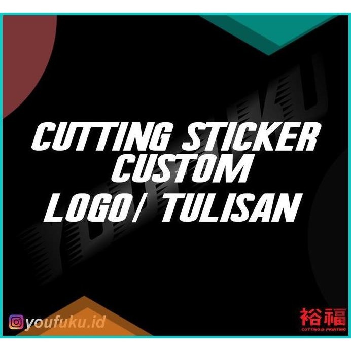 

Cutting Sticker Cutting Sticker LOGO / TULISAN Custom 13m4yZ4 onderdil