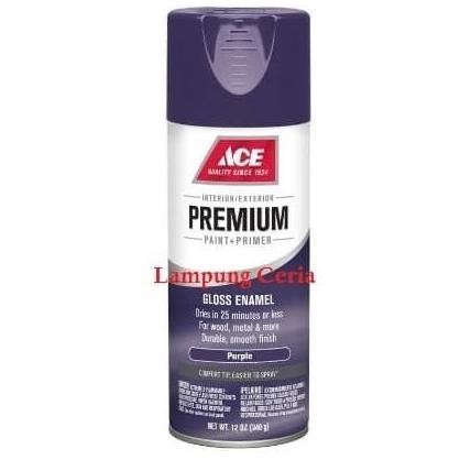Cat Semprot Ungu Ace Premium Gloss Enamel Purple 340