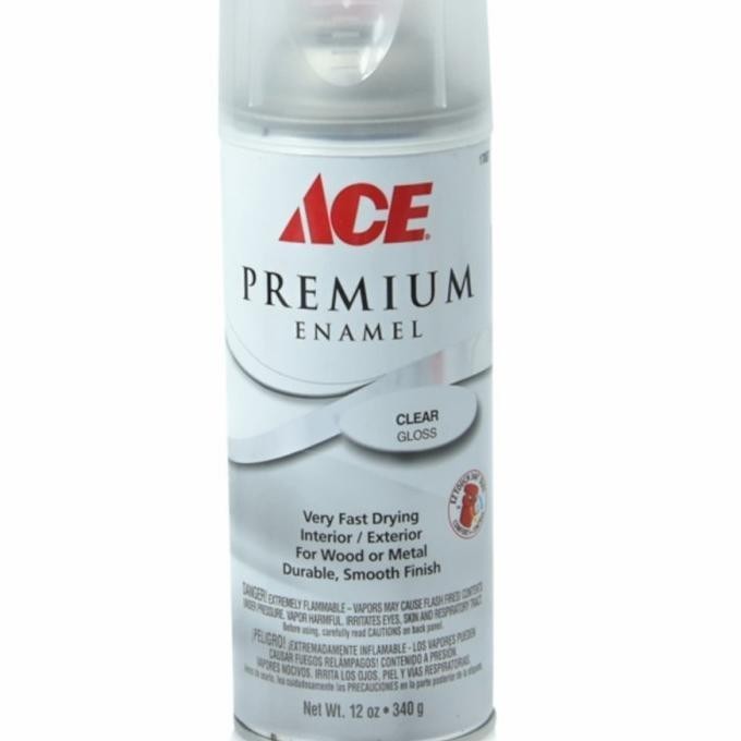 Cat Semprot Clear Ace Premium Glossy Clear Enamel Paint