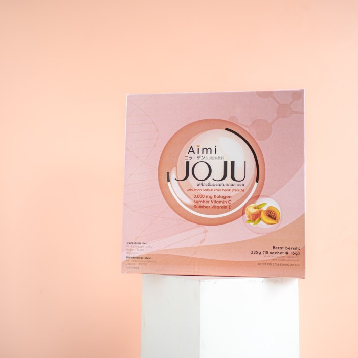 New Joju Collagen Drink Rasa Peach By Ai (Bpom & Halal)