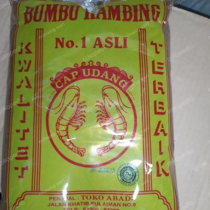 

Bumbu pemasak kambing cap udang 1kg