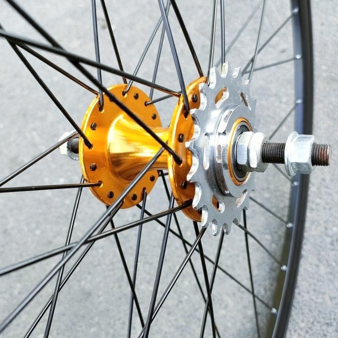 Wheelset 700C United 700 Roda Sepeda Fixie Balap Velg Rims Rim Bearing