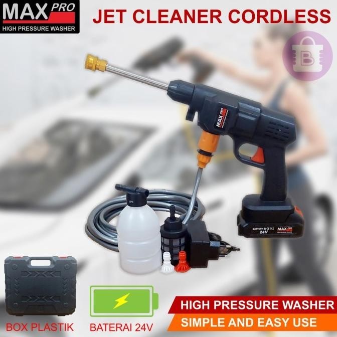 Semprotan Air Cuci Mobil Mobil / Motor Portable Baterai | Alat Steam