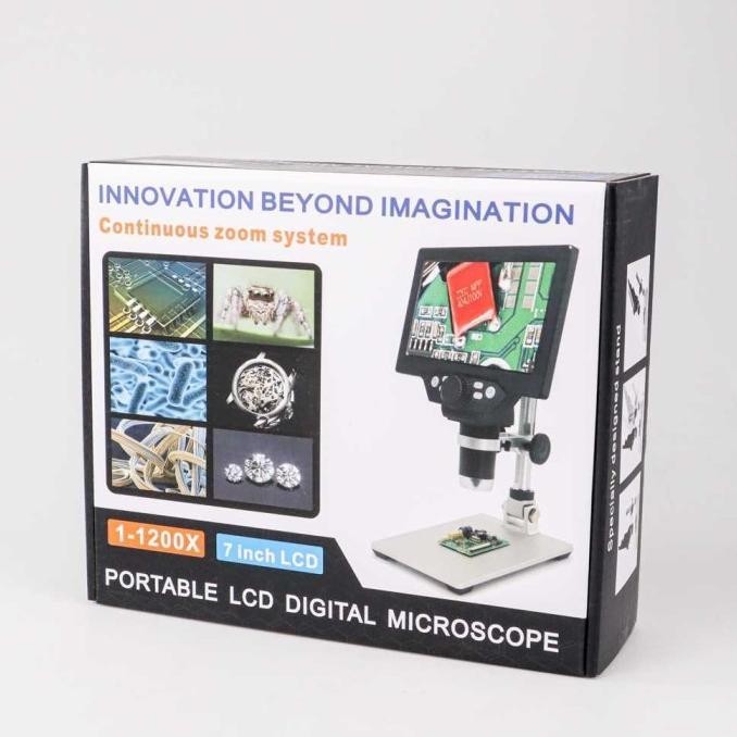 Mikroskop Digital Portable 12Mp 1200X Magnification Microscope Monitor
