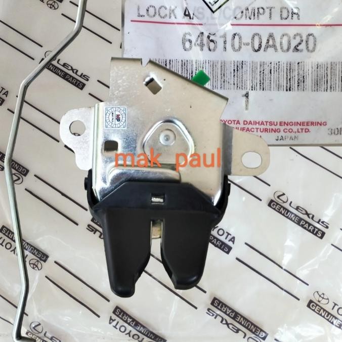 Kunci Bagasi Door Lock Alltis Altis Corolla 2000 - 2011 Original