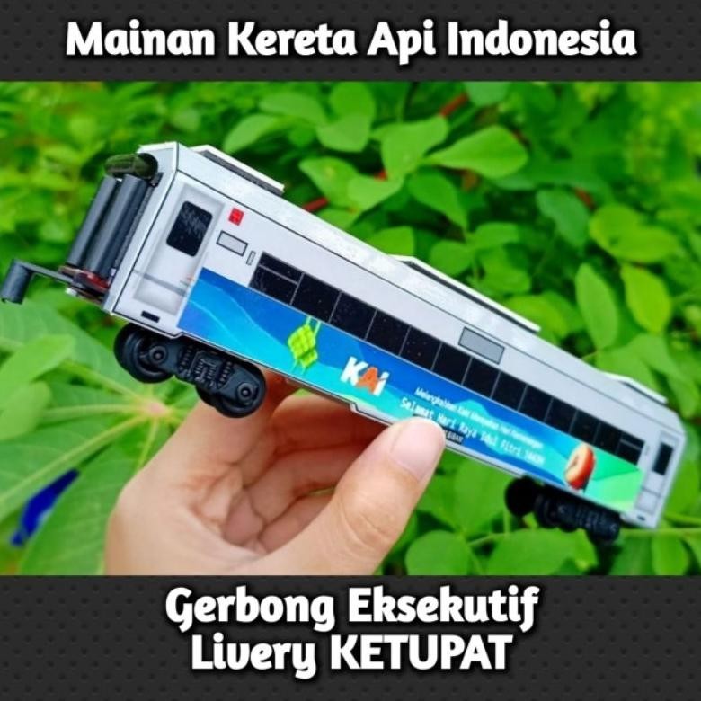 Spesial Diskon Miniatur Kereta Api Indonesia Cc206 Paket Ketupat - Mainan Anak Kereta Api Lokomotif 