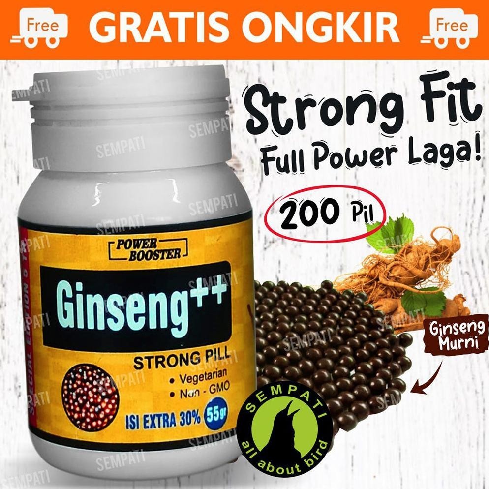 6.6 Power Booster Ginseng Plus Pil Kapsul Capsule Obat Kuat Sayap Otot Kaki Kuat Tangguh Siap Tempur