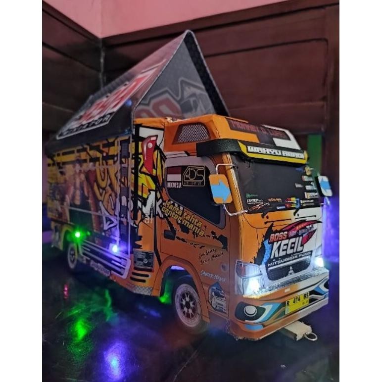 PROMO Miniatur Truk Oleng ONE PIECE BOS KECIL Size P30cm Mainan Anak Hobi Dan Koleksi Mainan Kontruk