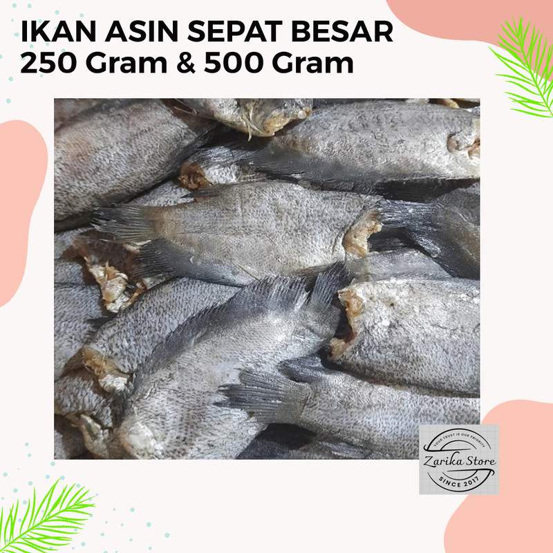 

Ikan Asin Sepat 250 gram / 500 gram / Ikan Asin Sepat Tembakang