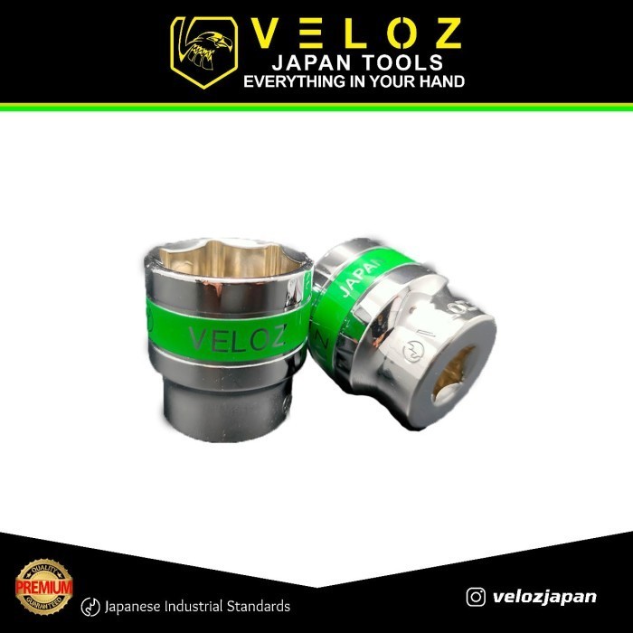 +++++] Veloz mata sok 24 mm 6 pt mata socket kunci shock 24mm