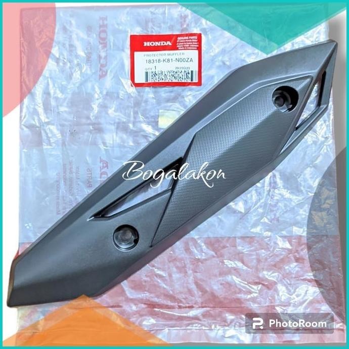 cover pelindung tameng knalpot honda beat eco street ori original ahm