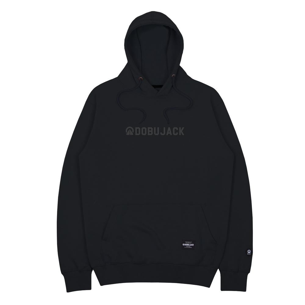 Hoodie Distro Pria Keren Font Black