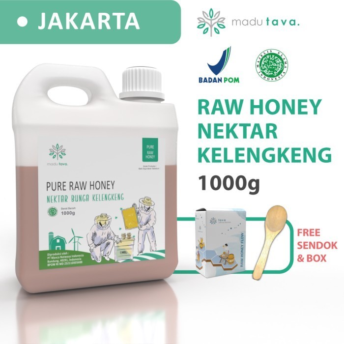

Madu Murni Tava Nektar Kelengkeng 1Kg Pure Raw Honey Ala