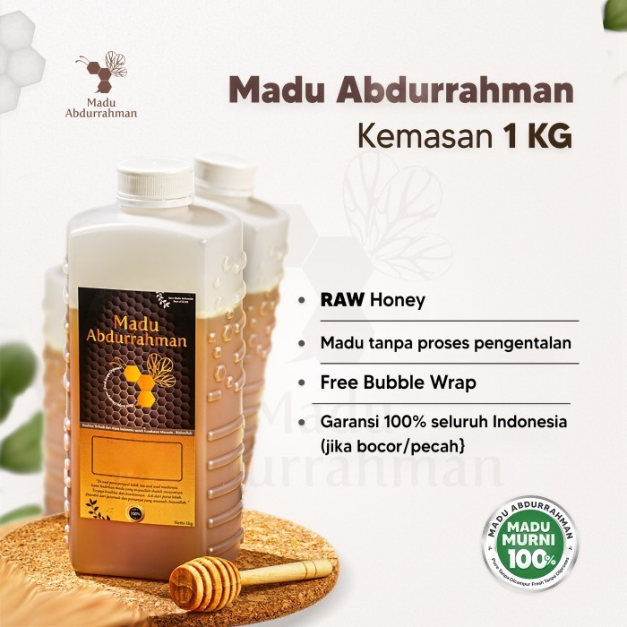 

Ready Madu Abdurrahman (1Kg) 100% ASLI & MURNI Raw Honey