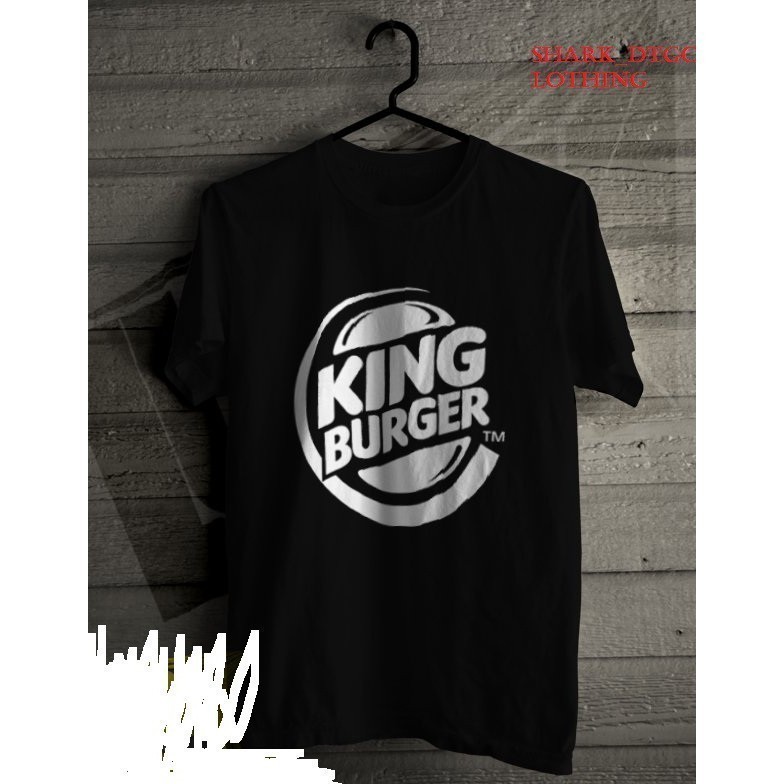 Kaos T Shirt Pria King Burger